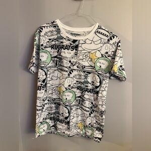 Rugrats Nickelodeon All-Over Print Graphic Tee Men’s Medium Comic Style